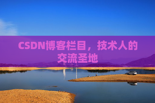 CSDN博客栏目，技术人的交流圣地